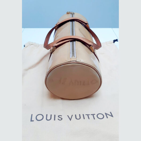 Borsa a mano Louis Vuitton Papillon tela Monogram verniciata
